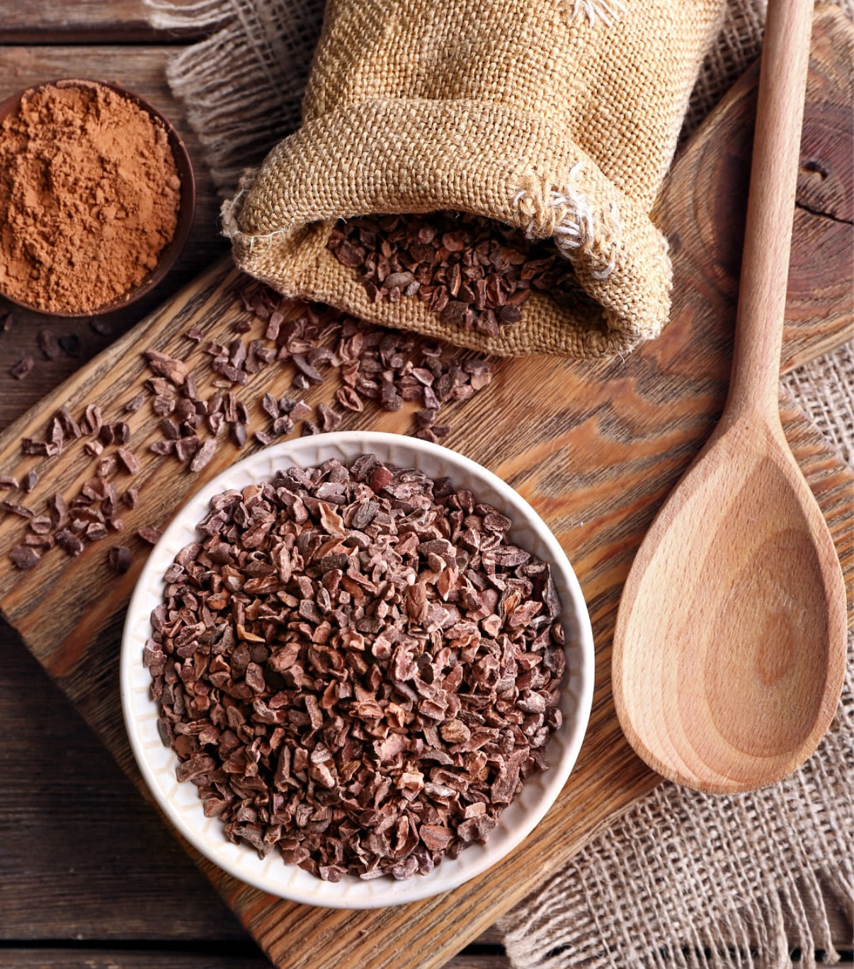 Rauwe cacao nibs - Plantage Bali
