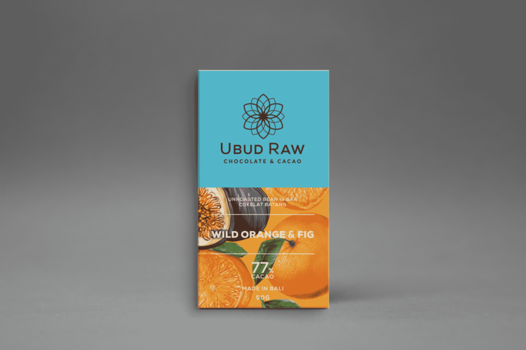 Bean to bar chocolade sinasappel&vijg