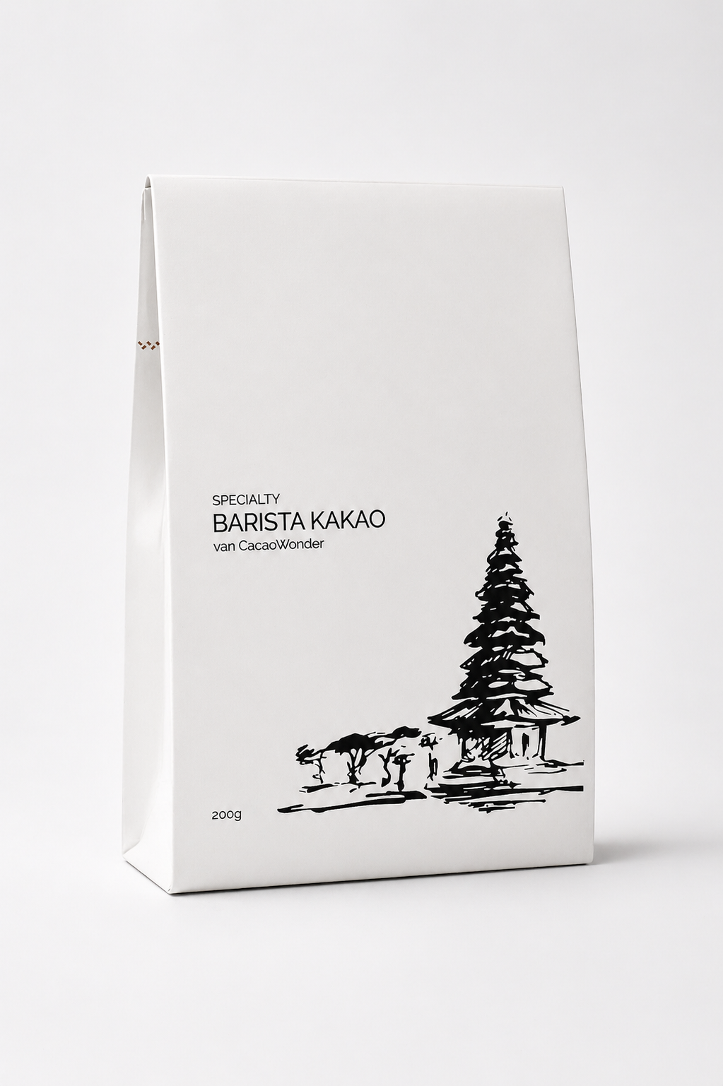 Specialty ceremonial barista cacao van CacaoWonder
