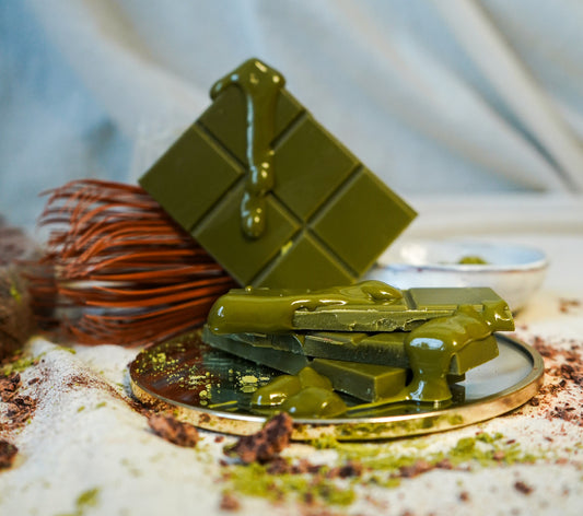 Bean to bar chocolade Matcha