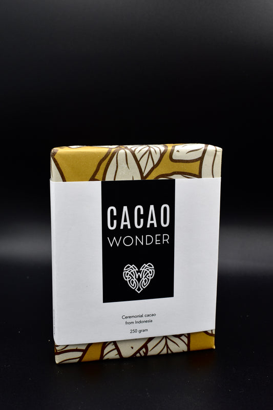 Cacaowonder ceremoniële cacao -  Blok 250 gram